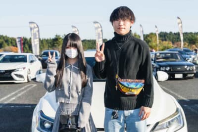 トヨタ2代目マークX：初参加となったVIPスタイルミーティングにはお友達と参加