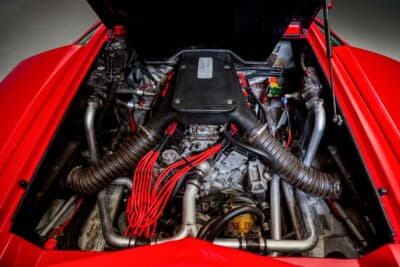 57万8750ドル(邦貨換算約8947万円)で落札されたランボルギーニ「カウンタック25thアニバーサリー」(C)Courtesy of RM Sotheby's