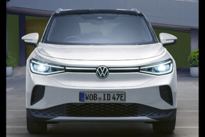 フォルクスワーゲンID.4:LEDマトリックスヘッドライトのIQ.LIGHTを採用したシャープなフロントフェイス