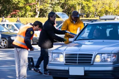 受付時には、記念品として欧州車補修パーツ専門店「speed japan」より、ワイパーがプレゼントされた