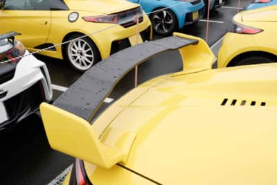 ホンダ S660：カーボンでできたシルクブレイズ製「リアウイング Ver.2」が存在感をさらに高めている