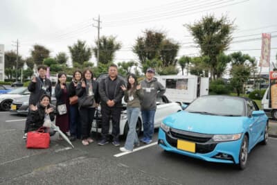 ホンダ S660:普段は「S660茨城友の会」というみんカラのグループの仲間たちと楽しんでいるという“ずっきー”さん。BSミーティングでは埼玉組と合流し、交流を深めた