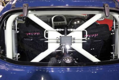 スズキ ツイン：エアサスタンクのマウントの仕方やラインワークも、魅せるための妥協はしない