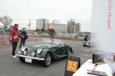 モーガン一族は年式を問わず参加可能。この日も主役として存在感を放っていた