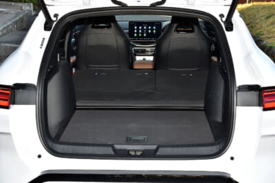 sealion6：ラゲッジは6：4分割可倒式。トノカバーは標準装備