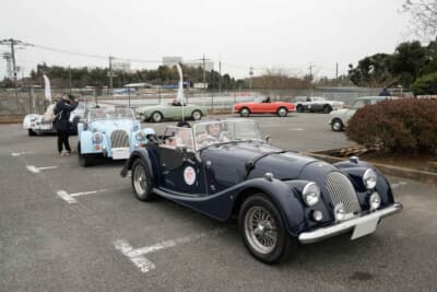 モーガン一族は年式を問わず参加可能。この日も主役として存在感を放っていた