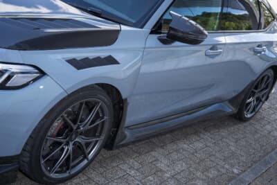 MUGEN CIVIC TYPE R Gr.B：カーボンフロントエアロフェンダー