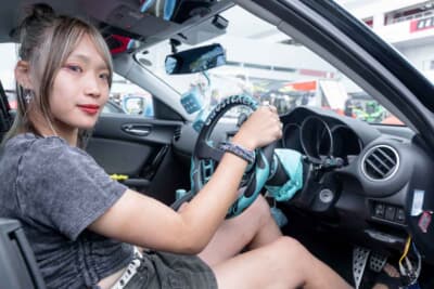 Misa”さんはこのクルマに10年以上も憧れていたそうだ