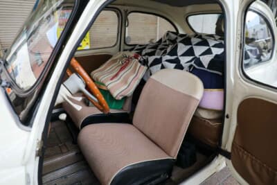 フィアット 600：横須賀から新門司までフェリーで移動。最後の荷物を積んで、引っ越しのなかでイベントに参加