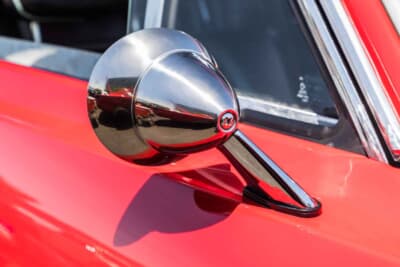 プリムス ロードランナー:サイドミラーも新車のような美しさを保っている