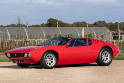 17万6666ポンド（邦貨換算約3690万円）で落札されたデ・トマソ「マングスタ」（C）Bonhams