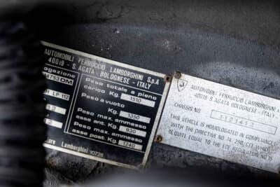 54万6250ポンド（邦貨換算約約1億1500万円）で落札されたランボルギーニ「カウンタックLP400S」（C）Bonhams