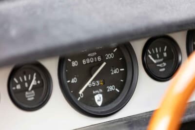 7万8200ポンド(邦貨換算約1650万円)で落札されたランボルギーニ「ハラマS」(C)Bonhams