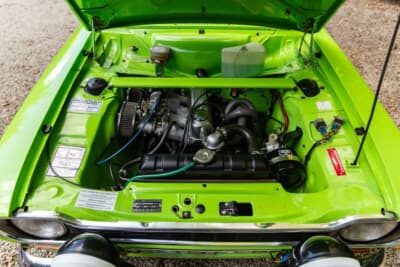 価格非公開で落札されたフォード「エスコート Mk Iメキシコ」（C）iconicauctioneers