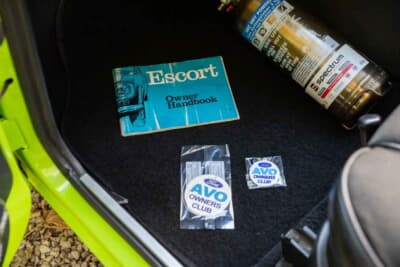 価格非公開で落札されたフォード「エスコート Mk Iメキシコ」（C）iconicauctioneers