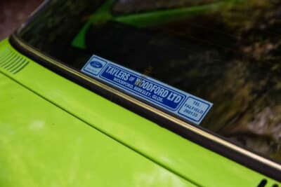 価格非公開で落札されたフォード「エスコート Mk Iメキシコ」（C）iconicauctioneers