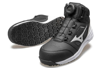 ミズノ オールマイティ LSII 73M BOA：ブラック×ホワイト