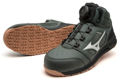 ミズノ オールマイティ LSII 73M BOA：カーキ×ホワイト