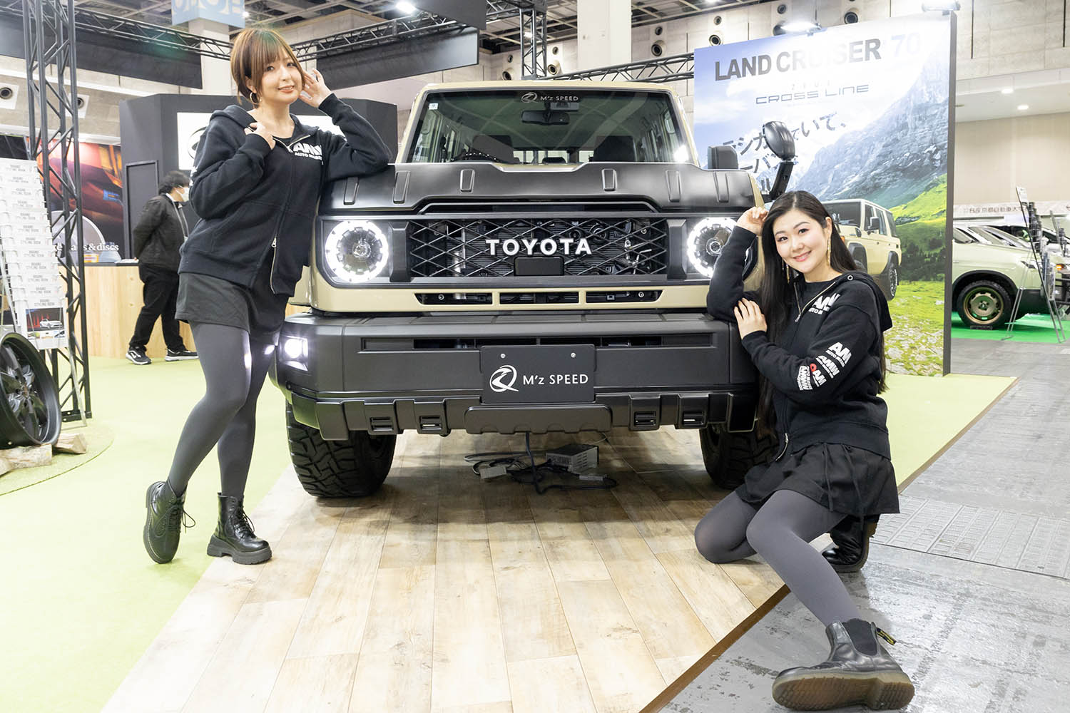 初公開！ トヨタ「ランドクルーザー70」用エアロキットは塗装