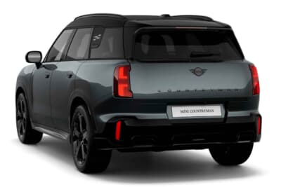 MINI Countryman Shadow Edition：スポーティなキャラを際立たせるJCWトリムを装備したリアビュー