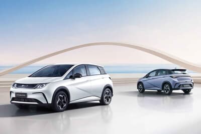 BYD DOLPHIN:イルカをイメージし、力強さとともに丸みを帯びたデザインで愛らしさを表現