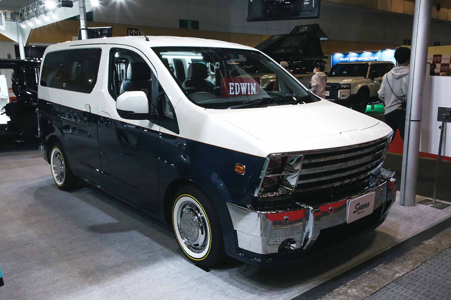 Denim Dream: EDWIN-themed Nissan NV200 Van Rocks Osaka Auto Messe!