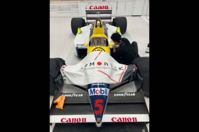 ホンダコレクションホールが収蔵するF1マシン。その繊細なスクリーンもアーマーテックが保護している