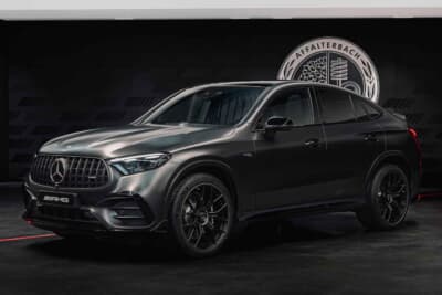 メルセデスAMG GLC 53 4MATIC+:AMG GLC 63 S E PERFORMANCEに次ぐポジションだが、ガソリンエンジンならではの咆哮が復活