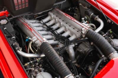 41万7500ドル（邦貨換算約6520万円）で落札されたランボルギーニ「カウンタック25thアニバーサリー」（C）Courtesy of RM Sotheby's