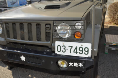 大阪オートメッセ2025に展示された1/2トラック（73式小型トラック）