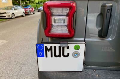 ミュンヘンの新たなMUCナンバー。希望ナンバーは取得しやすいです