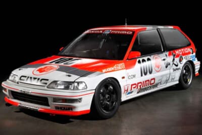 ホンダ シビック：JTCクラス3を席巻したグループA仕様のシビック。VTECの咆哮が聞こえてきそうな動態保存車両