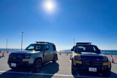 ランドローバー ディフェンダー トロフィーエディション キュレーテッド フォー ジャパン：日本専用に、インテリアには上質なウィンザーレザーを使用する特別な1台です