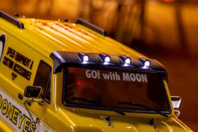 LEDライトユニット(別売)を搭載可能にするため、バイザーを機能的にバージョンアップ。手軽にライティングカスタムを楽しめる高い拡張性を実現