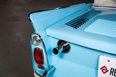 アンフィカー770:ボディ後端のパネルに排気口がある