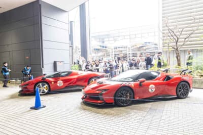 会場のなかで最も注目されていたスペチアーレフェラーリ
