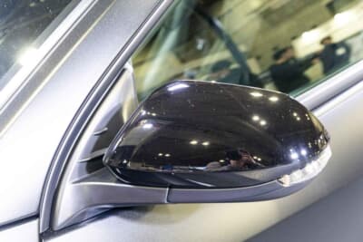 GRヤリス Sébastien Ogier 9x World Champion Edition：視認性と空力を両立した形状。ブラックのボディに溶け込むスタイリッシュなデザイン