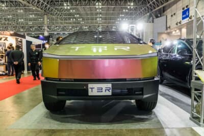 テスラ サイバートラック： ISレンタリースがイベント展示用としてアメリカから特別に導入