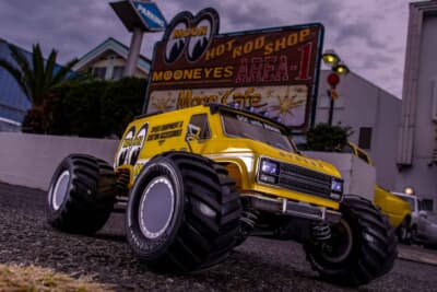 サスアームには66ナイロンを採用。衝撃を吸収する柔軟性と足周りの剛性をバランスよく実現