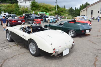 オースチン ヒーレー 100-6： 低く構えたスタイリングがビッグ・ヒーレー特有の力強さと優雅さを強調する