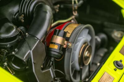 72万5000ドル（邦貨換算約1億1300万円）で落札されたポルシェ「911カレラRS2.7」（C）Courtesy of RM Sotheby's