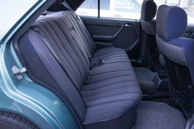 メルセデス・ベンツ124ミディアムクラス・セダン:今後はいよいよ、内外装に手を入れていくと話してくれた