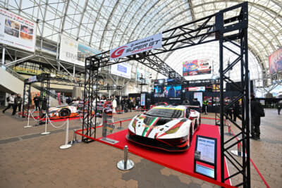 2025年2月7日〜9日開催の大阪オートメッセ2025にSUPER GTが出展