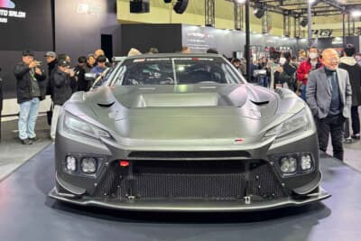 TOYOTA GAZOO RacingブースにはGR GTも展示