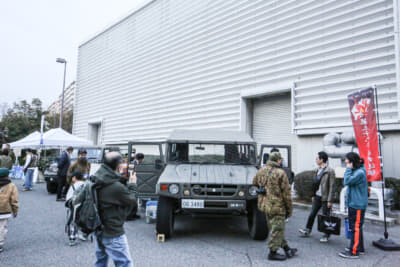 大阪オートメッセ2026の自衛隊ブース