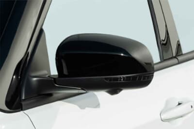 Jeep Compass Track Edition：ドアミラーもグロスブラック仕上げだ