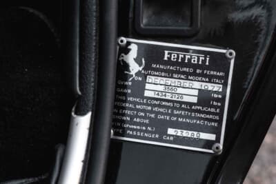 8万9600ドル（邦貨換算約1390万円）で落札されたフェラーリ「308GTB」（C）Courtesy of RM Sotheby's