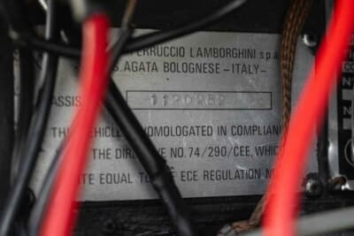 11万2000ドル（邦貨換算約1億7400万円）で落札されたランボルギーニ「カウンタックLP400」（C）Courtesy of RM Sotheby's