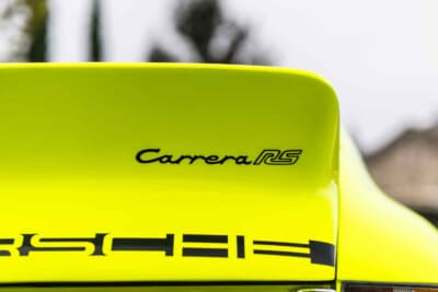 72万5000ドル（邦貨換算約1億1300万円）で落札されたポルシェ「911カレラRS2.7」（C）Courtesy of RM Sotheby's