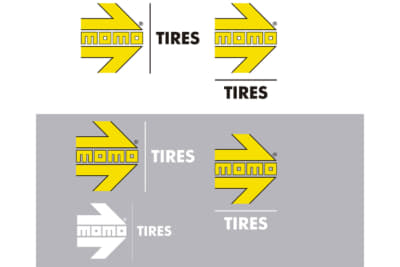 MOMOタイヤのロゴ